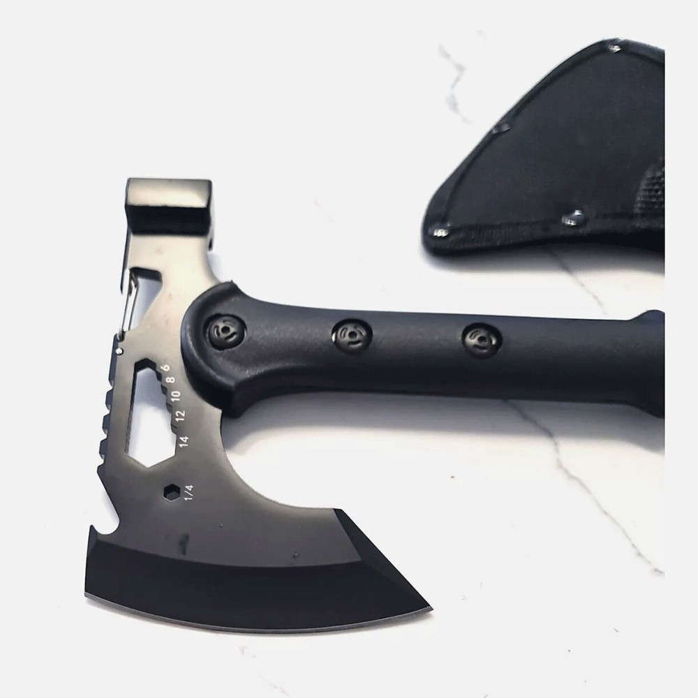 NEW Multi Function High Strength Fiber Hammer Axe for Survival Camping Grip