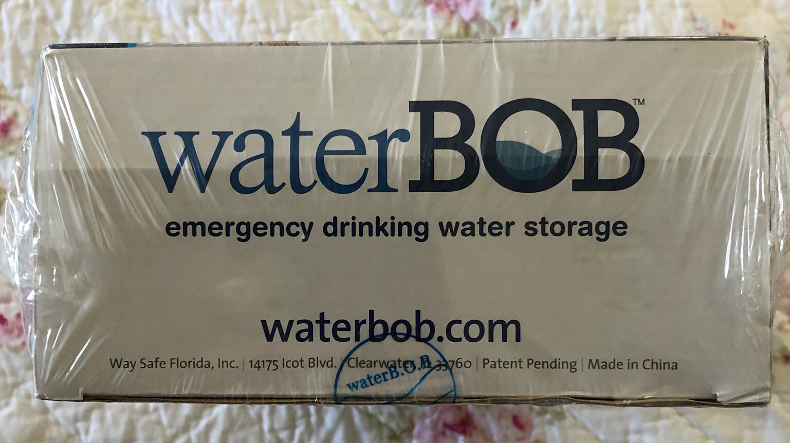 NEW WaterBOB Emergency Survival Bathtub 100 Gal BPA Free Drinking Water Filter