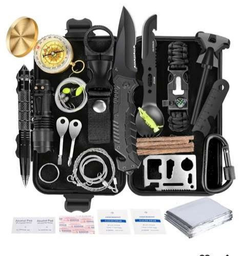 35-in-1 Survival Kit Emergency First Aid Camping Hiking Gear