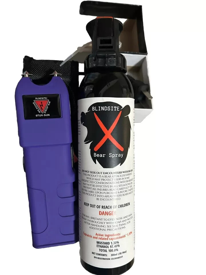 Stun gun and bear spry Combo By Blindsite: Free Shipping