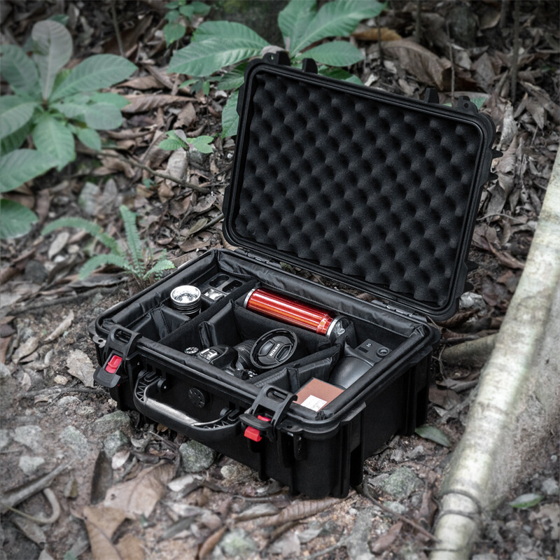 Waterproof Hard Case with Lid Storage Box and Dividers Precision Instrument Case