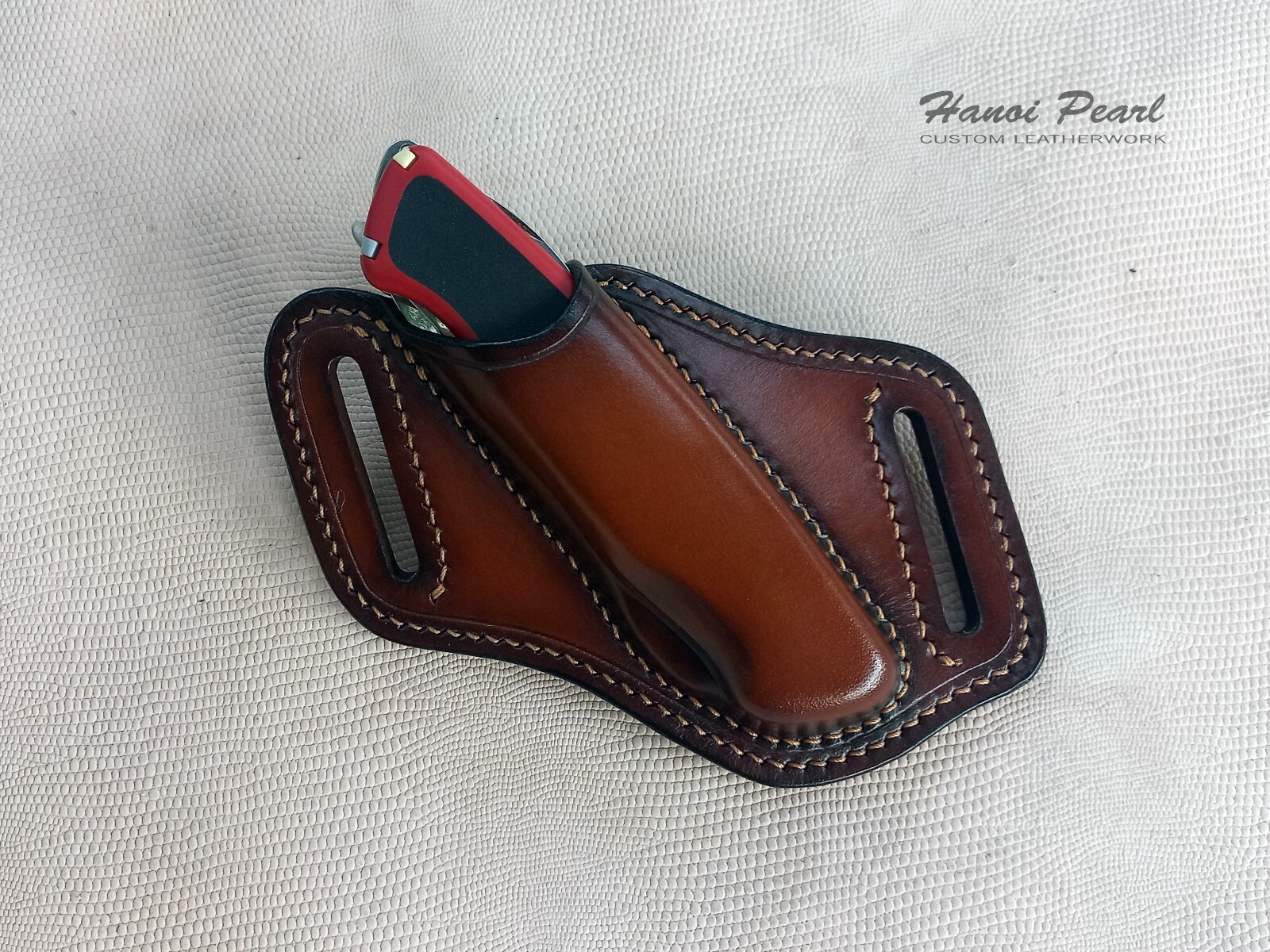 Custom Cross Draw Leather Sheath for SAK Victorinox RangerGrip 78/ 79/ 178/ 179