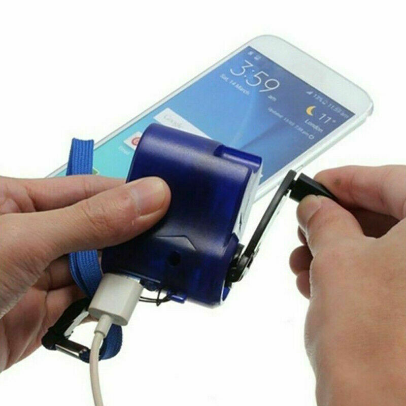 Electric Generator Emergency Hand-Cranking Dynamo USB Charger Mobile Phone MP40s