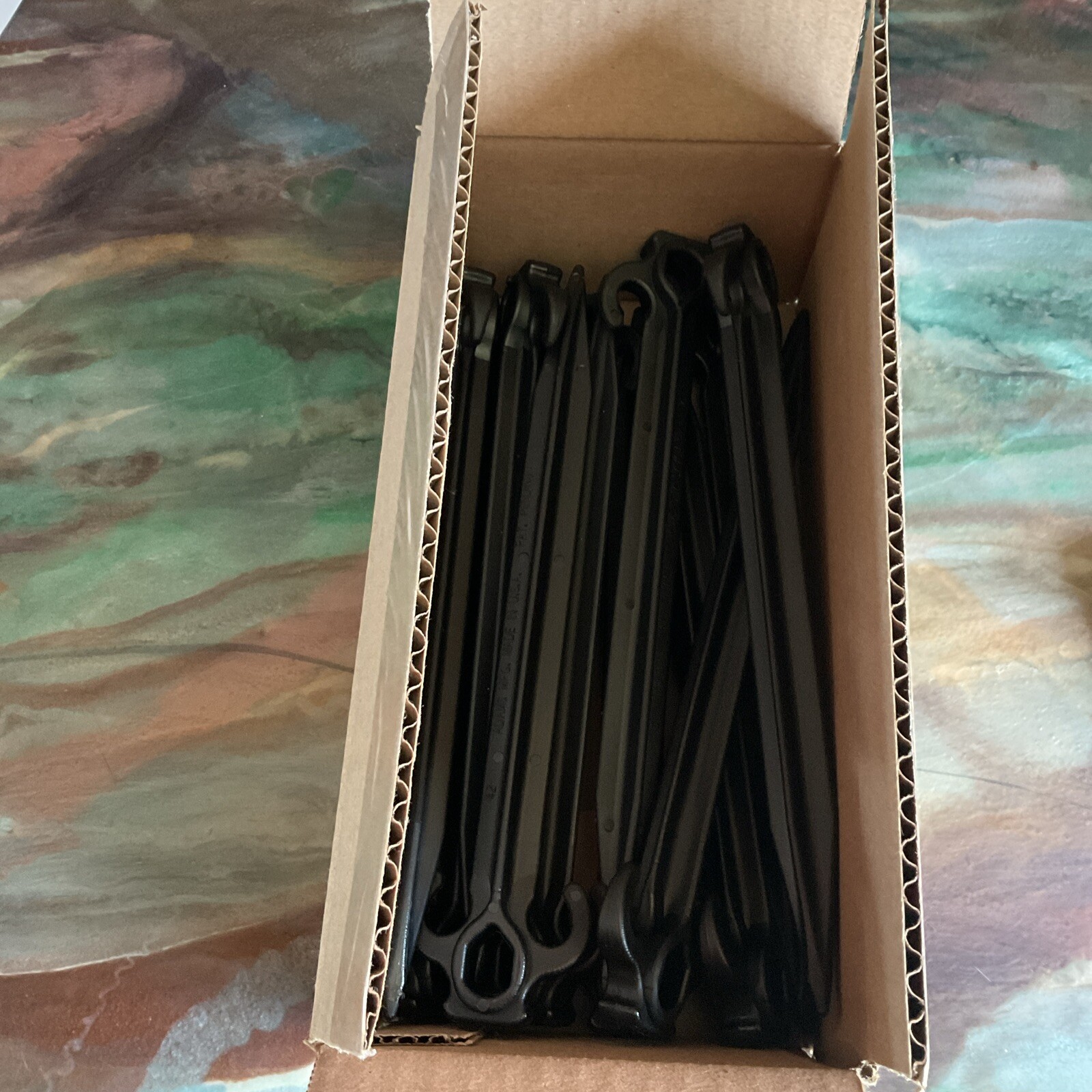 Holiday Joy – 12 All Purpose Commercial Grade Tent Stakes – Camping, Inflatables