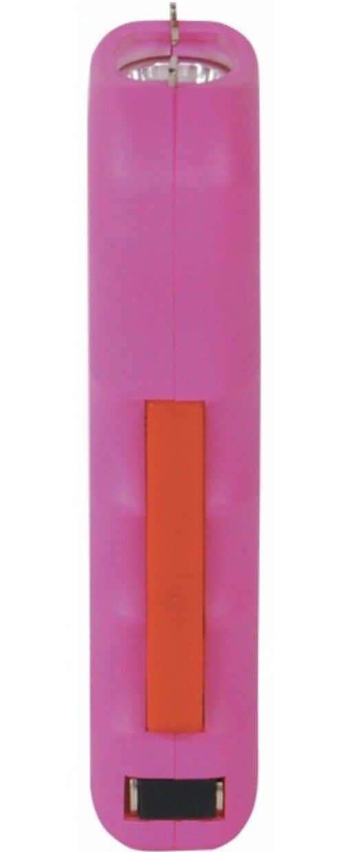 Stun MASTER ST POLICE Defense PINK SQUEEZE Stun Gun Rechargeable LED FLASHLIGHT