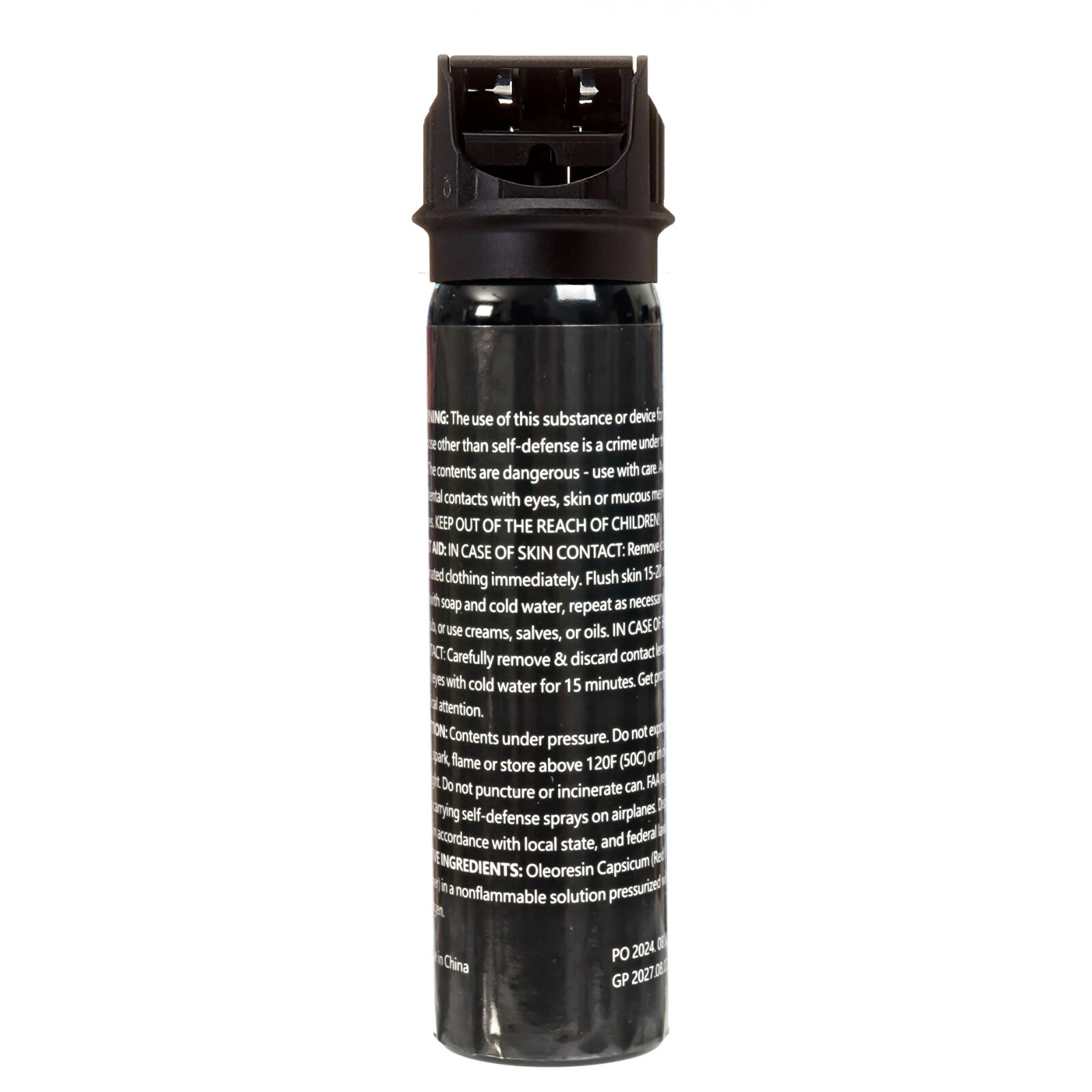 5 pack Burn 4oz Flip Top pepper spray OC Defense Security Protection