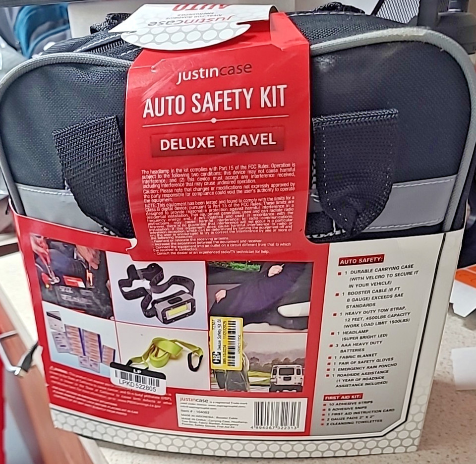 Deluxe Safety Kit Black – Justin Case*488