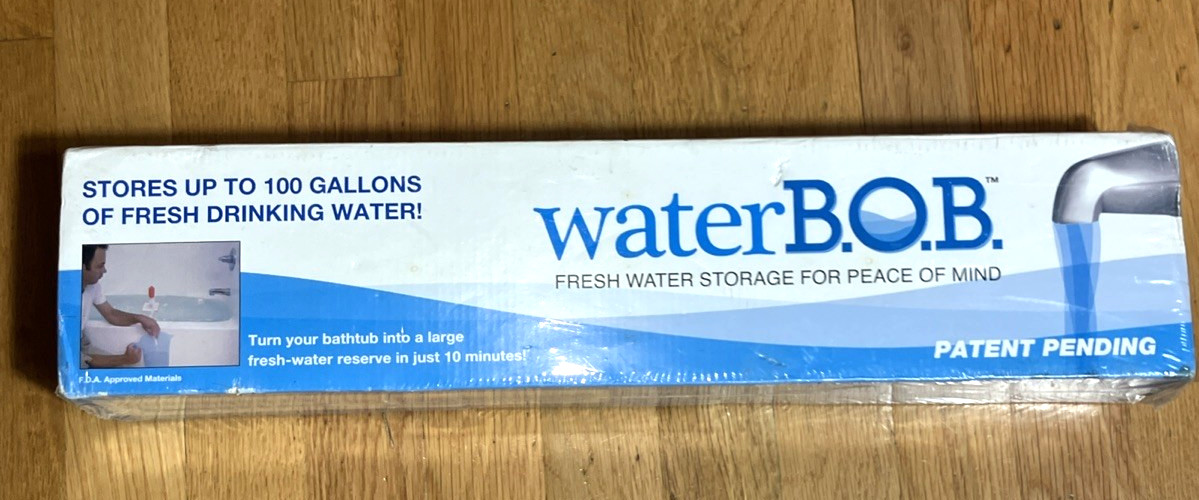 Water BOB Survival Emergency Drinking Fresh Water Storage 100-Gallons Kit-Sealed