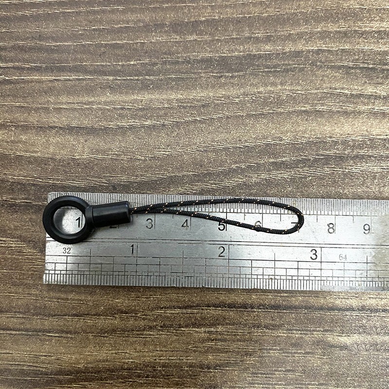 Small Black Rope Buckle DIY Phone Shell Accessories Mobile Lanyard Universal