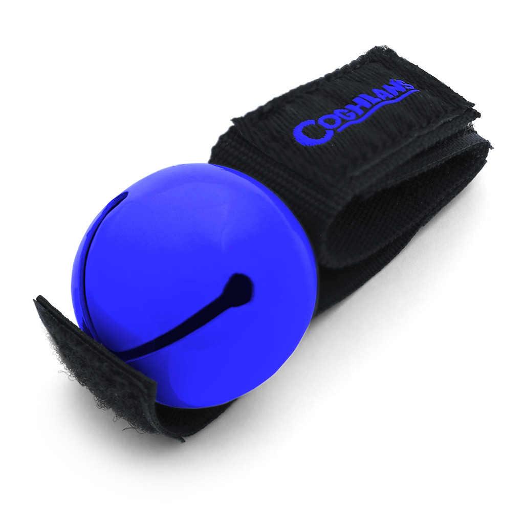 Coghlan’s Bear Bell with magnet silencer .. Blue with black trim