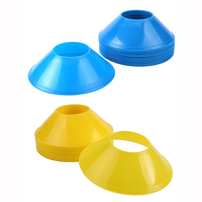 10pcs Cone Set Football Training Equipment For Kid Disc Cones Agility Exercise