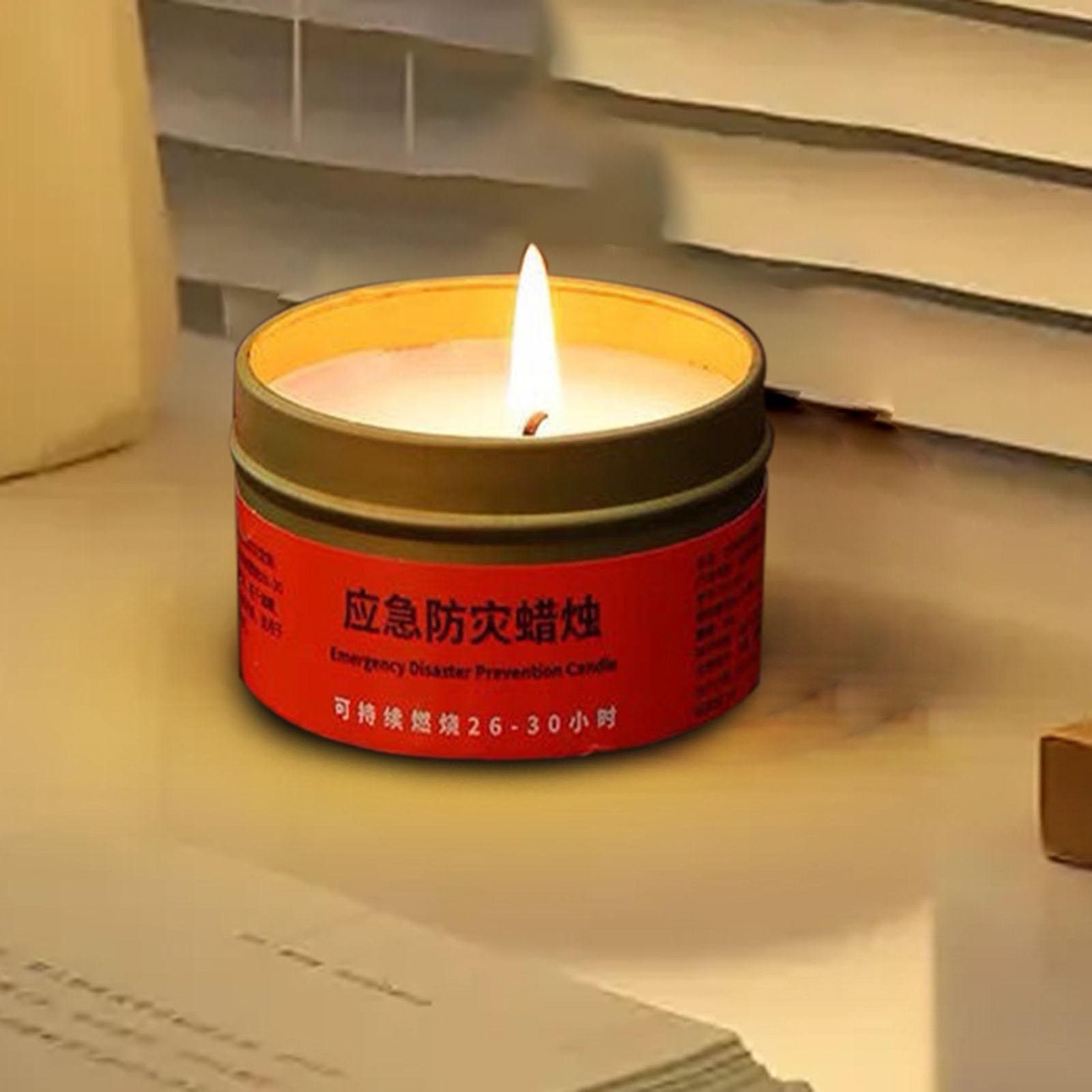Long Burning Candles For Power Outages Outdoor Survival Candles Windproof kind