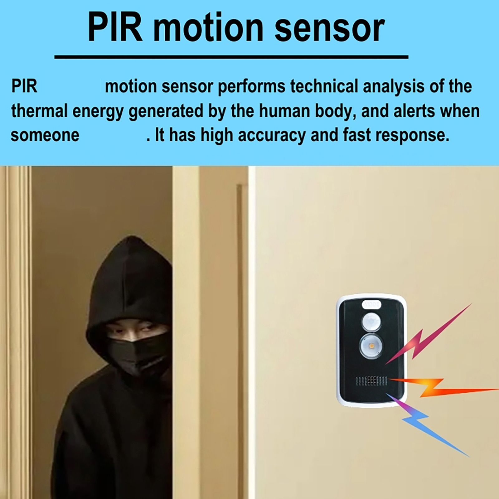 Perimeter Trip Alarm Anti-Theft Outdoor Camping Alarm Wildlife Warning Device