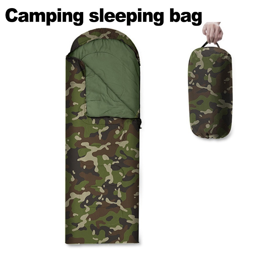 Year Round Camouflage Sleeping Bag with Insulation Against Harsh Weather
