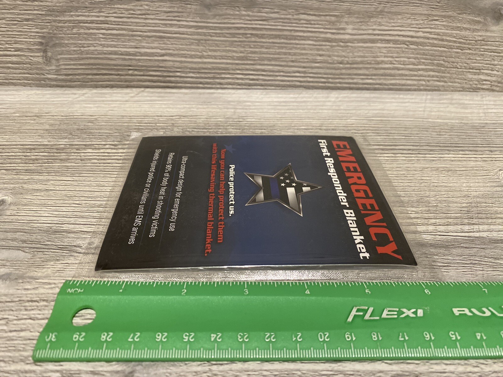 1 Survival Blanket Emergency First Responder, retains 90% body heat, Emergency