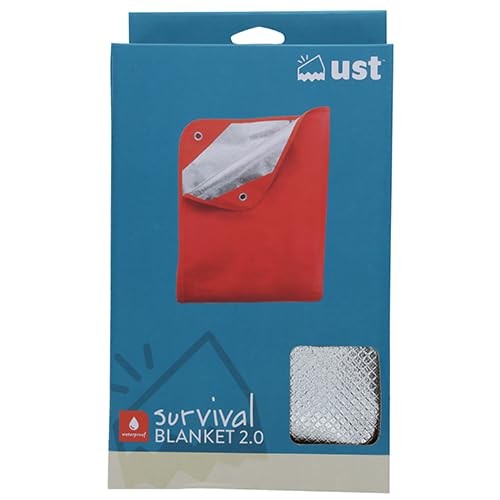 UST Survival Blanket/Tarp 2.0 with Windproof and Waterproof Material for