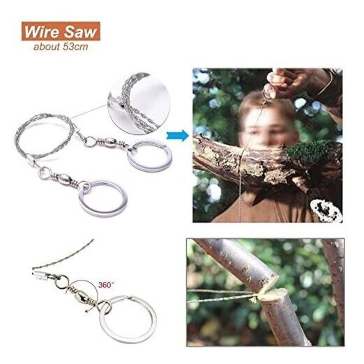 Survival Kit Emergency Tactical Defense Equipment Outdoor Camping Tools 11 in 1