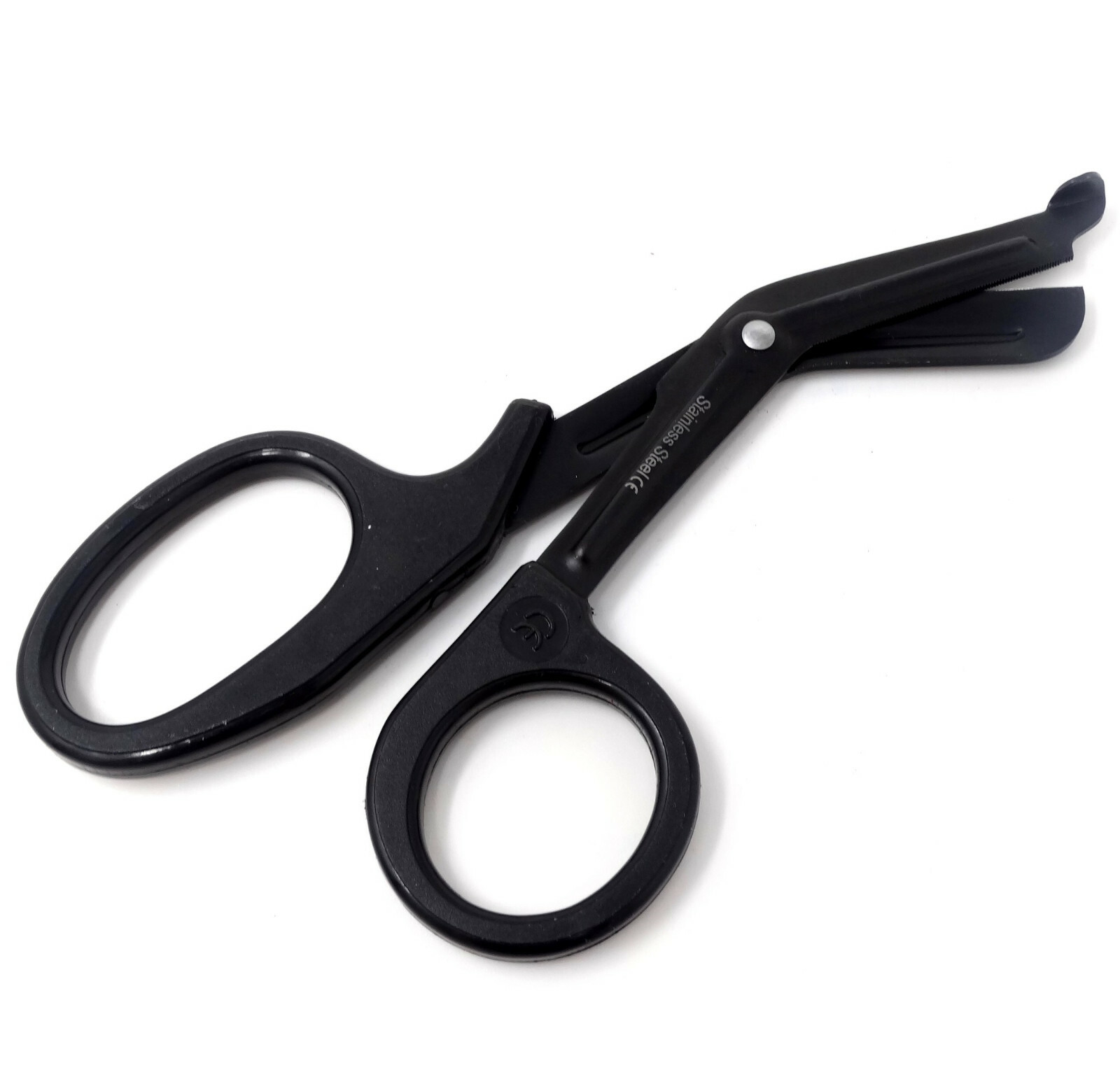 Tactical Black – Set of 2 Pcs Black EMT First Responder 7.5″ Shears + Black Pen