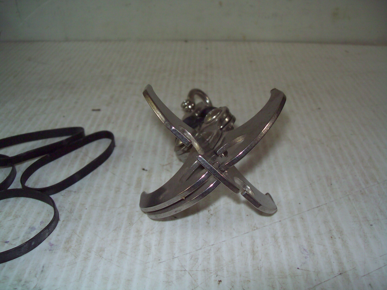 Stealth Angel Steel Grapple Outdoor Survival Camping Boating Hook in VGUC