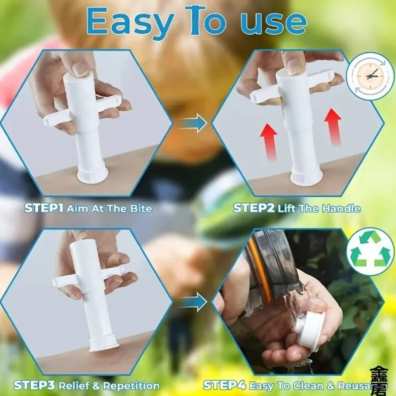 1pc Suction Tool Poison Remover for Bug Bites Bee Wasp Stings Relief – NEW