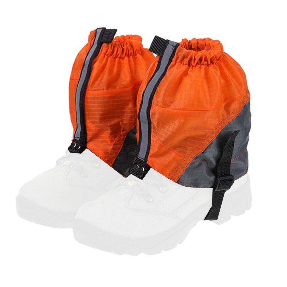Outdoor Waterproof Leg Gaiters with Reflective Strips Protect Your Shoes