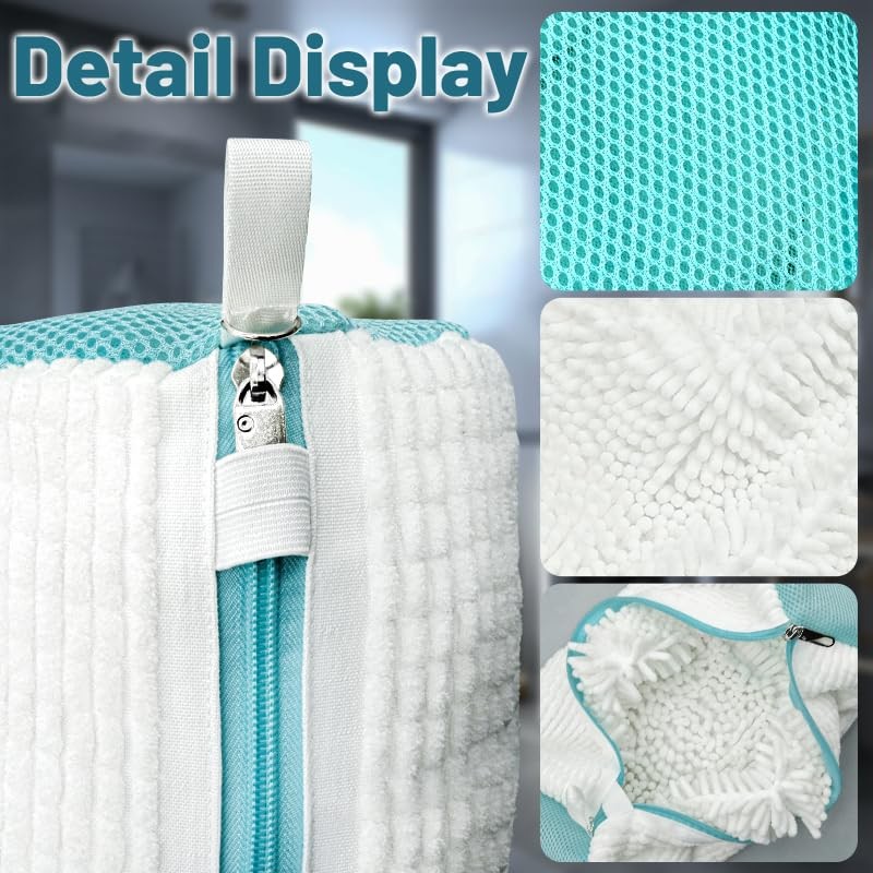 XXL Shoe Washing Machine Bag, Laundry Bag for Washer and 1 pc, White 1pc