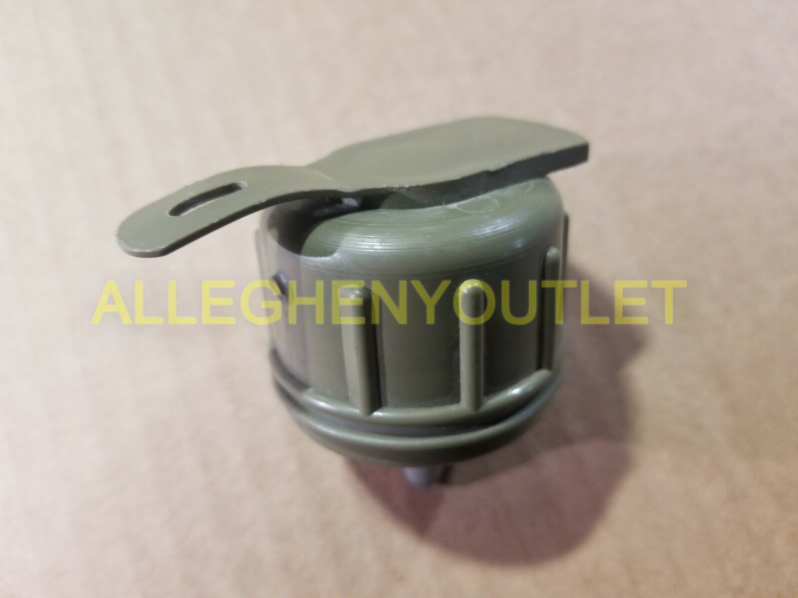 GENUINE US MILITARY SET 1 QUART QT CANTEEN w/ M1 NBC CAP AND COVER OD USGI VGC
