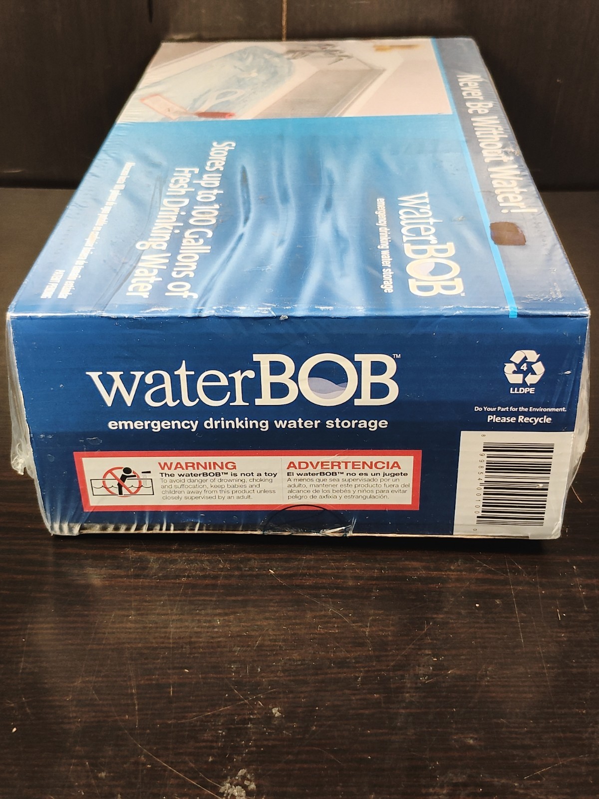 Waterbob 100 Gallon Emergency Drinking Water Storage Survival BRAND NEW SEALED