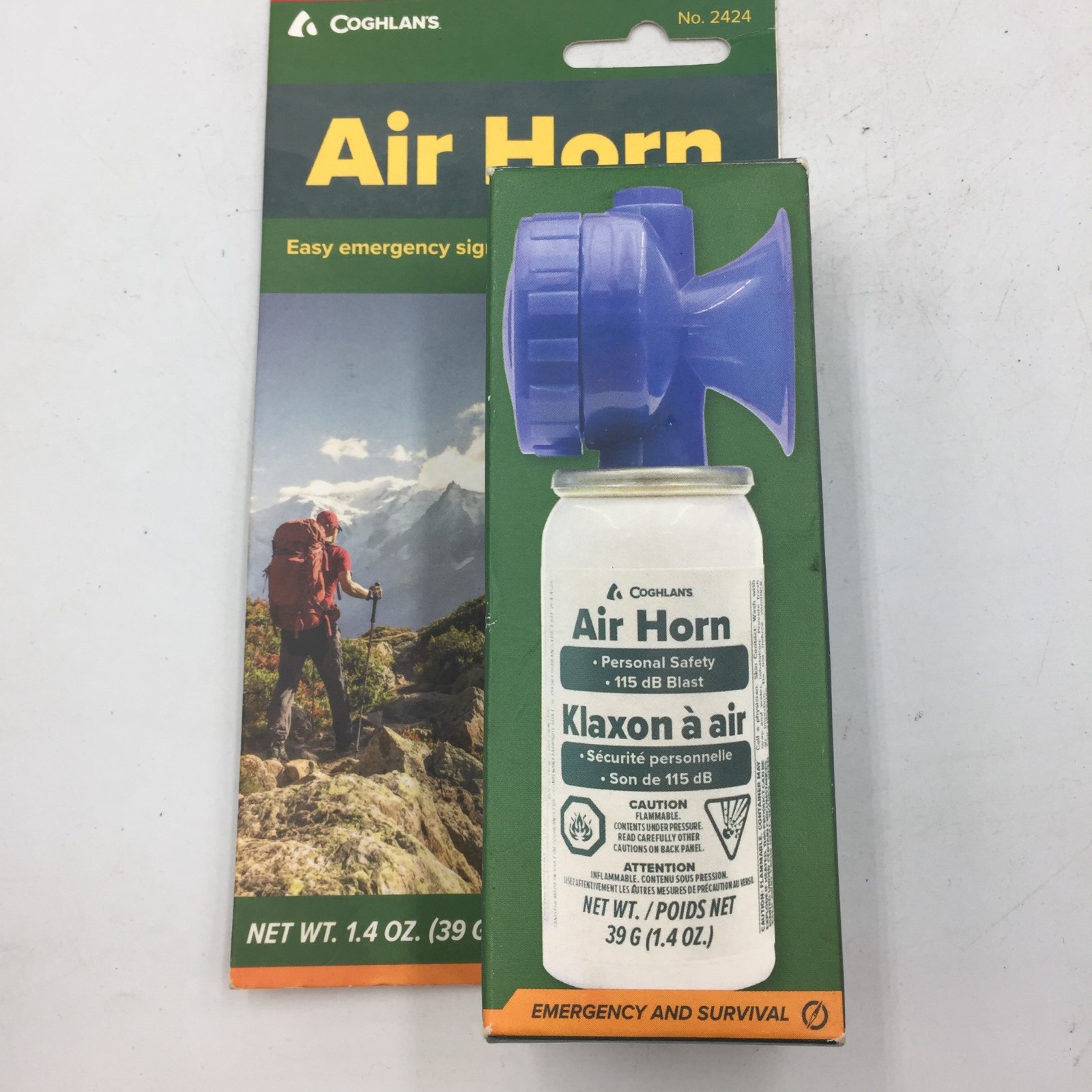 Coghlans 1.4 oz. Air Horn New Retail Box Klaxon a Air Easy Emergency Signal
