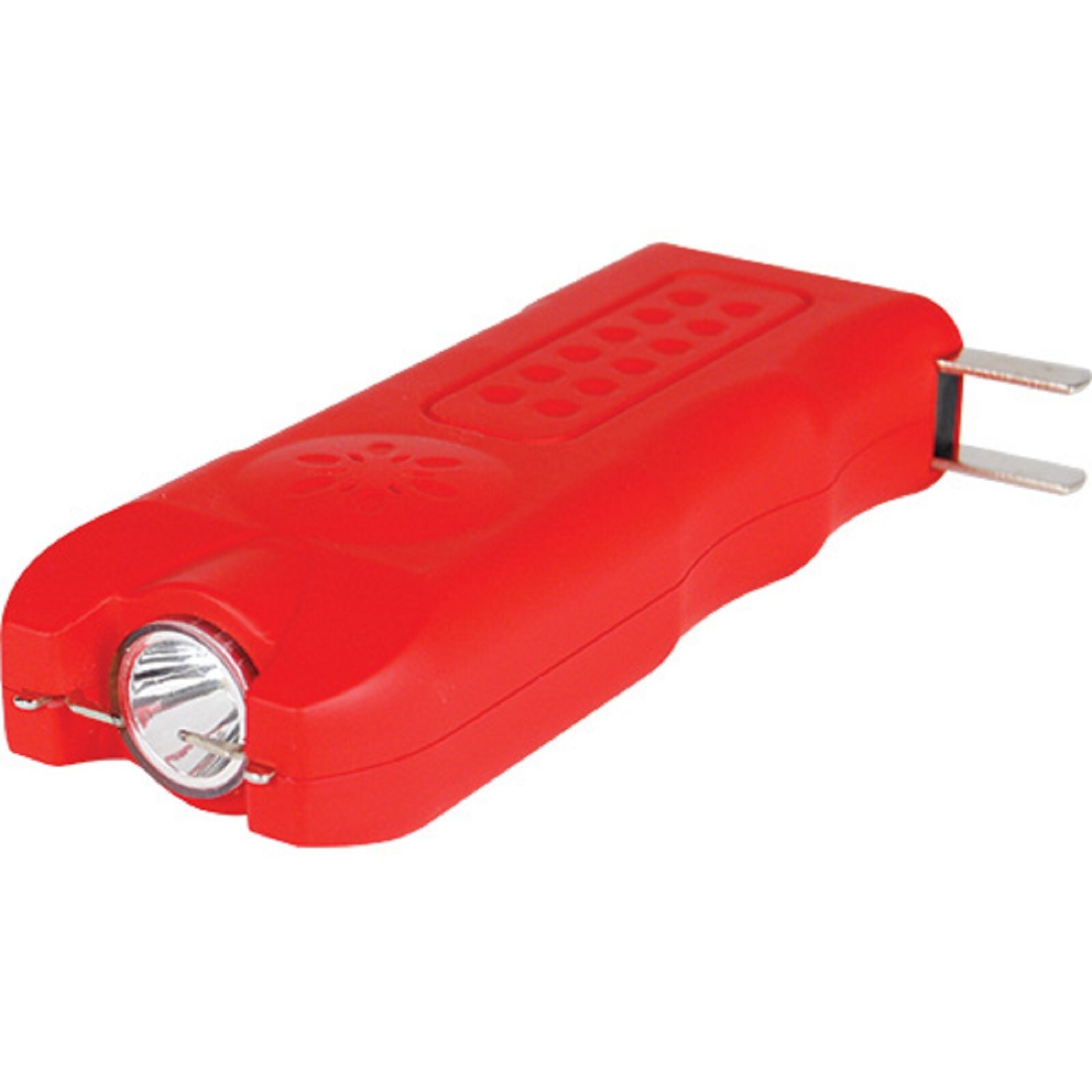 Multiguard 80 million volt Red Stun Gun Rechargeable LED Flashlight 120 DB alarm