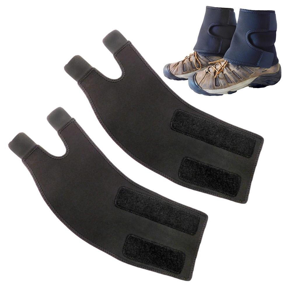 1Pair Outdoor Hiking Gaiters Skiing Leg Gaiters Snow Cover Low Gaiters Sandproof
