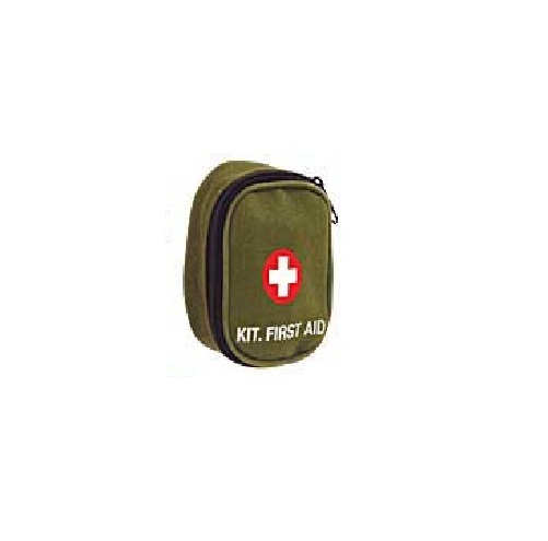 First Aid Pouch Bag Military Style Personal Soldier 1st Kit OD Medic Canvas