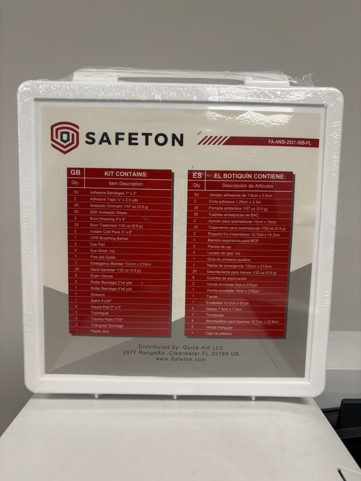 50 Person First Aid Kit -OSHA ANSI- BRAND NEW/ EXP 2027