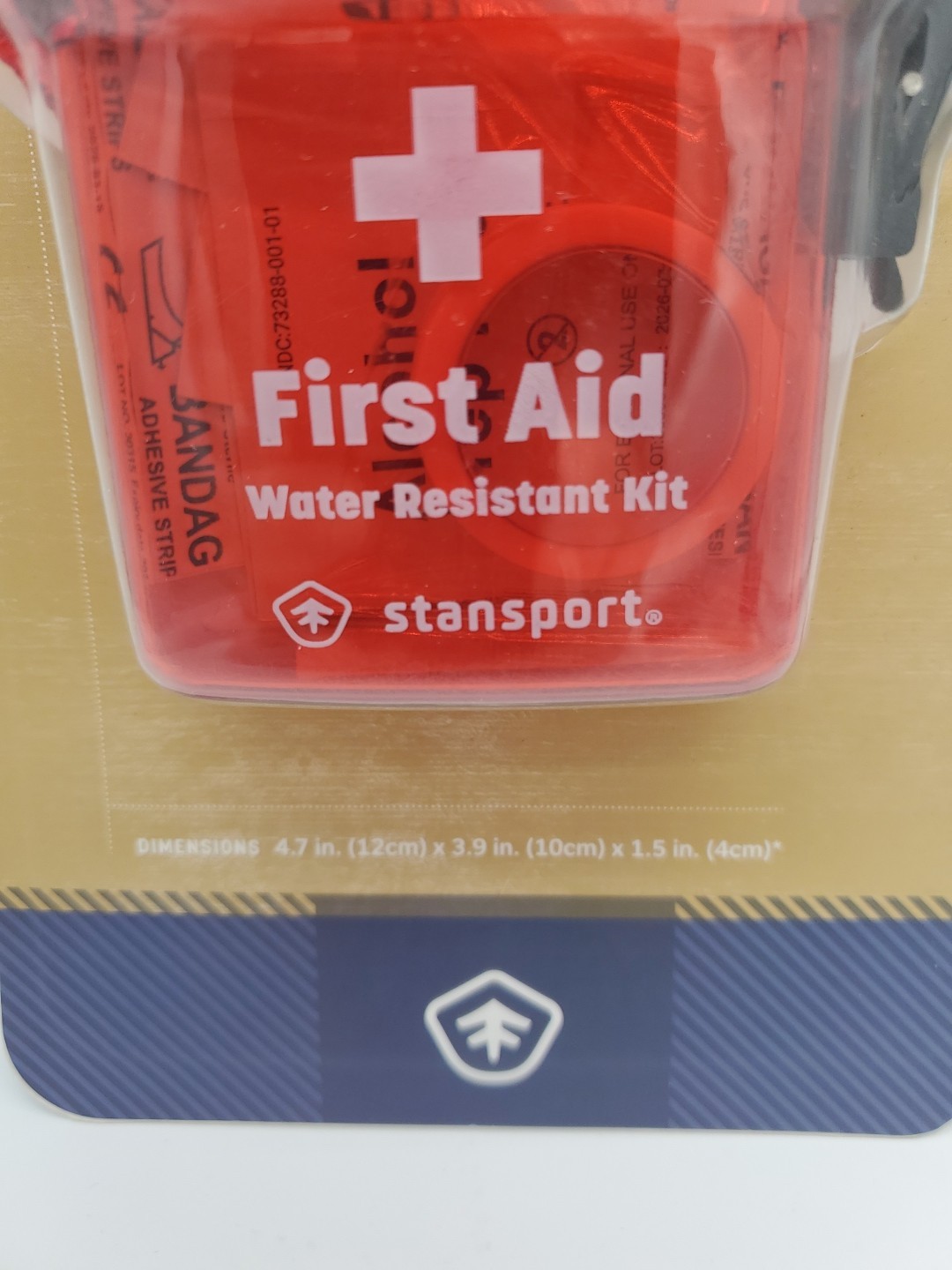 Stansport Water-Resistant Emergency First Aid Kit