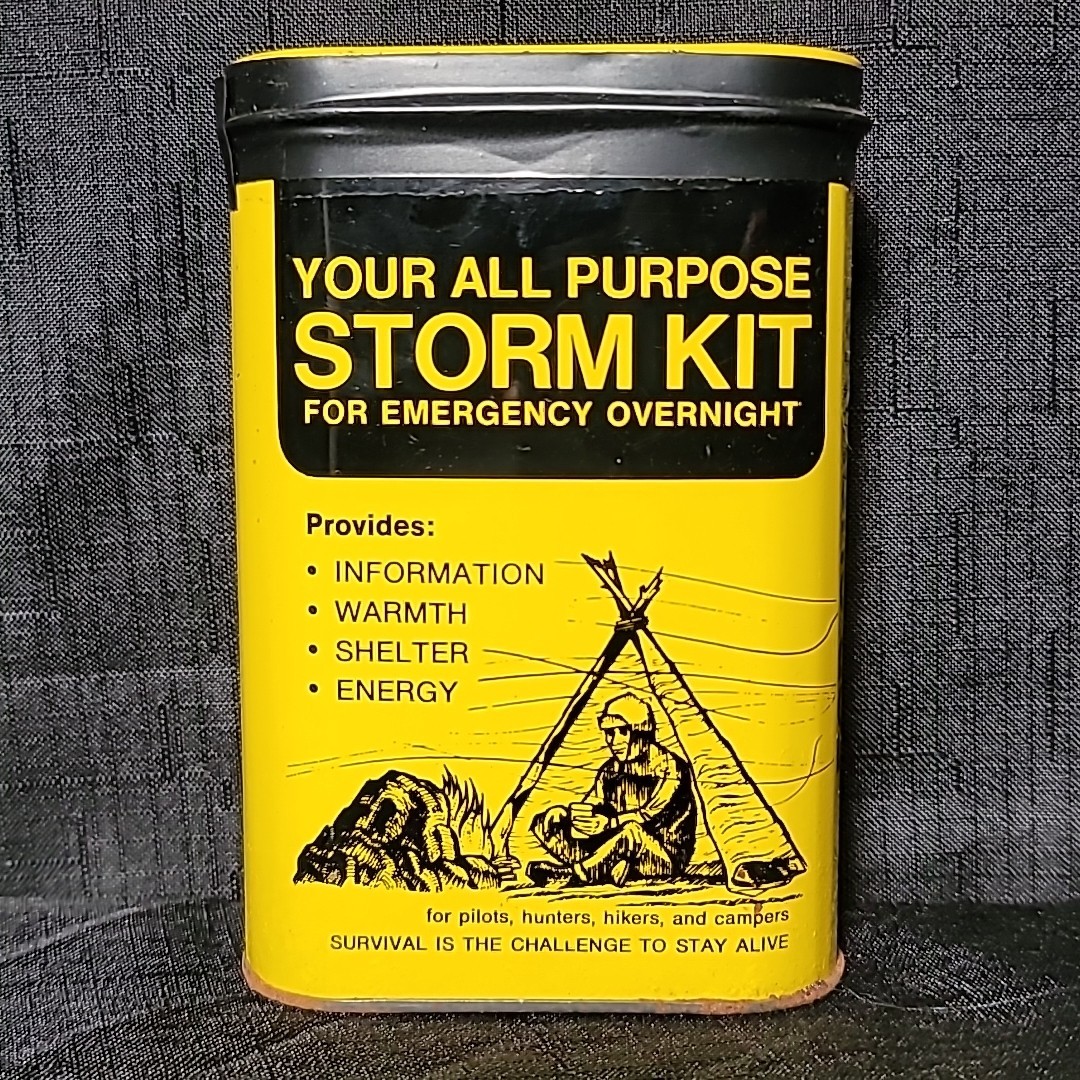 Vintage “Your All purpose Storm Kit” by Tacoma Mountain Rescue Camping Emergency