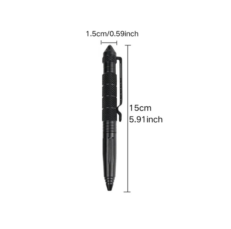 1pc Tactical Pen Self Defense Emergency Glass Breaker Survival Tool – NEW